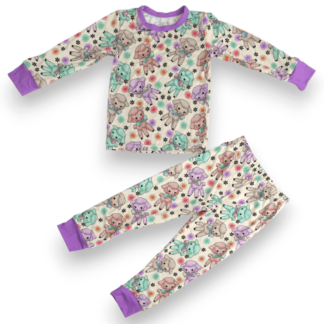 Best Day Ever Kids pajamas Bow Peep PJ Set buy online boutique kids clothing