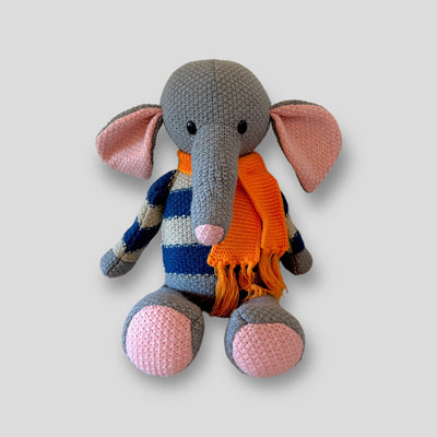 Best Day Ever Kids Plush Toy Crochet Stuffed Animal - Elephant buy online boutique kids clothing