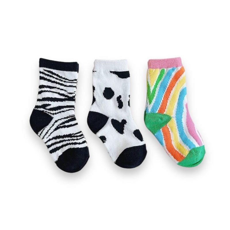 Best Day Ever Kids Socks Zebra and Friends Sock Set buy online boutique kids clothing