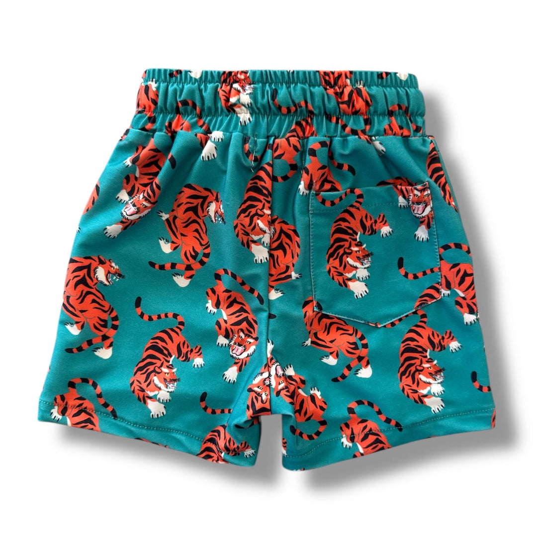 Best Day Ever Kids Swim Trunk Easy Tiger Swim Trunk buy online boutique kids clothing