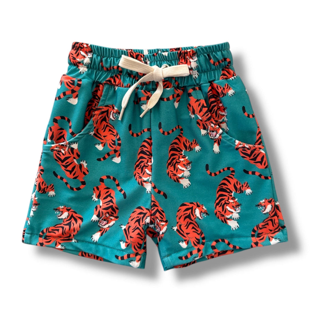 Best Day Ever Kids Swim Trunk Easy Tiger Swim Trunk buy online boutique kids clothing