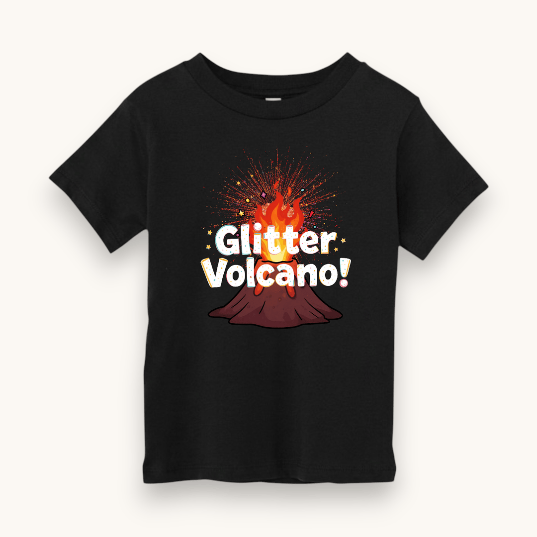 Best Day Ever Kids t shirts Glitter Volcano Band Tee buy online boutique kids clothing