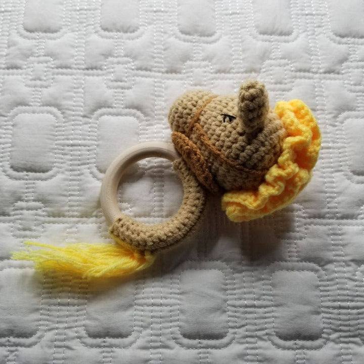 D & C TOYS Horse Hand Crochet Rattles buy online boutique kids clothing