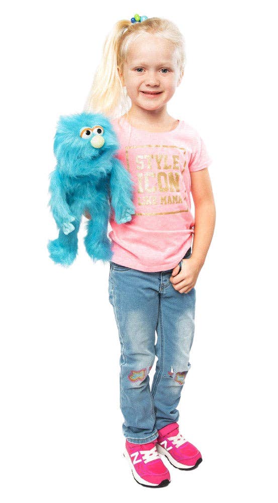 Monster Hand Puppet - Blue (14")