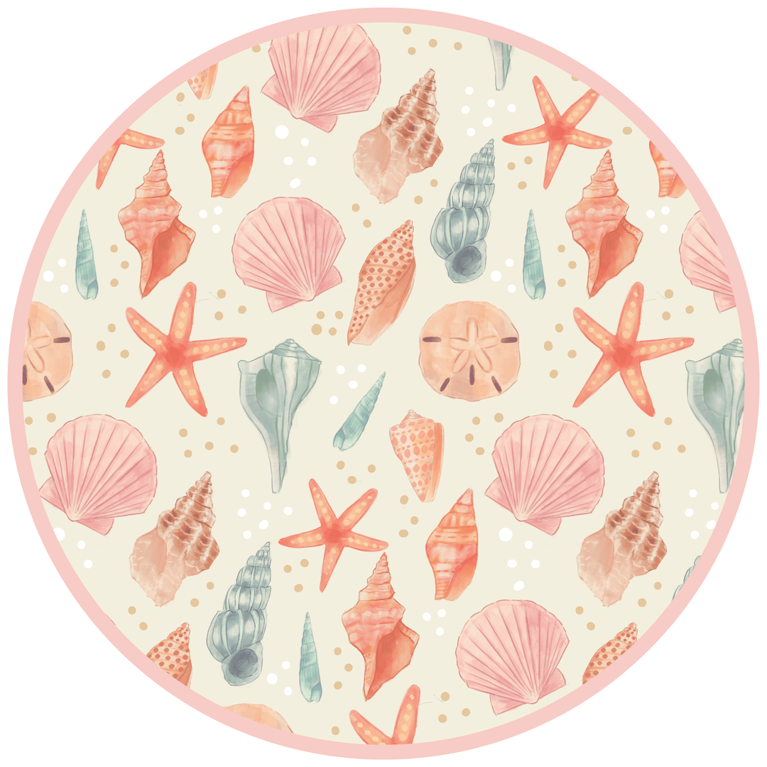 Emerson and Friends Loveys Sandy Seashells Bamboo Lovey 🐚🌊 buy online boutique kids clothing