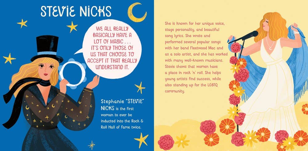 Inside pages about Stevie Nicks