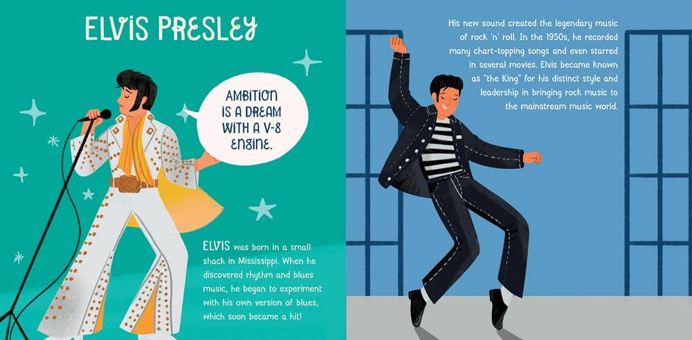 Inside pages about Elvis Presley
