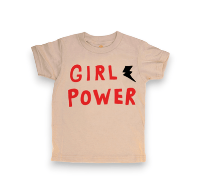 Orange Heat Baby & Toddler Tops Orange Heat Organic T-Shirt - Girl Power buy online boutique kids clothing