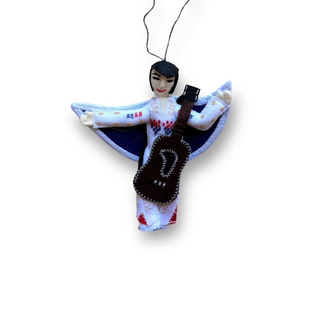 Silk Road Bazaar christmas ornaments Elvis Little Legends Handmade Felt Ornaments buy online boutique kids clothing