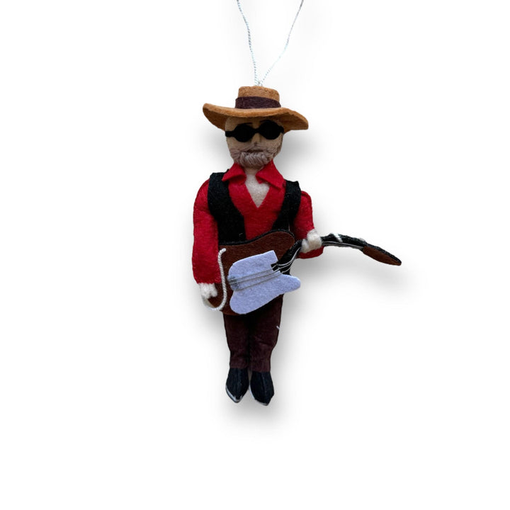 Silk Road Bazaar christmas ornaments Hank Williams Jr Little Legends Handmade Felt Ornaments buy online boutique kids clothing