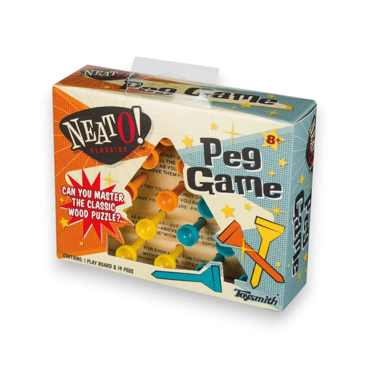 Neato! Peg Game in its retro box