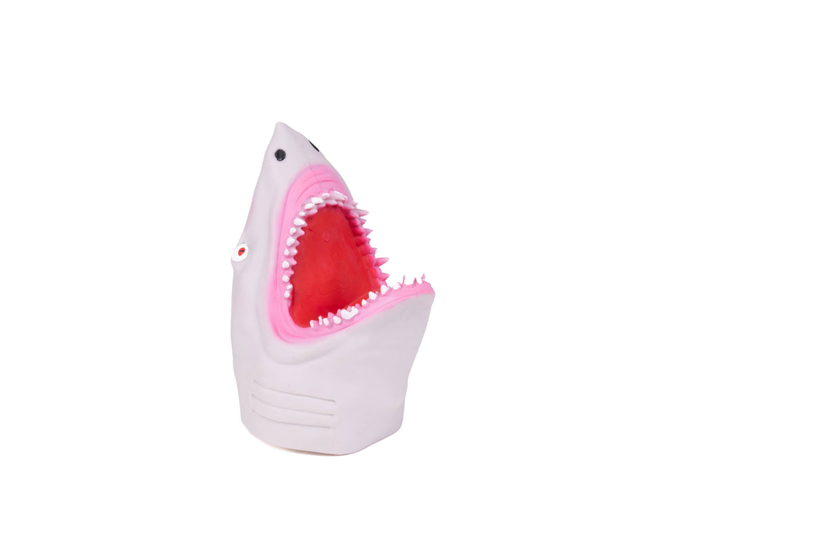 White shark hand puppet