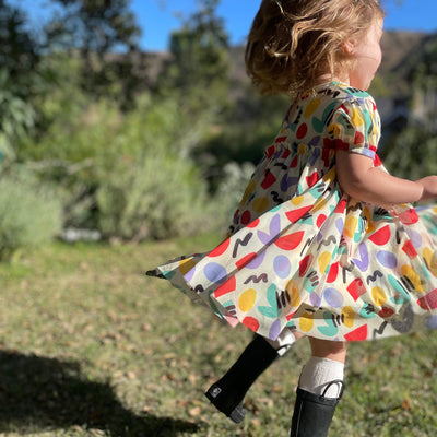 Best Day Ever Kids Baby & Toddler Dresses Juniper Dress - Abstract buy online boutique kids clothing
