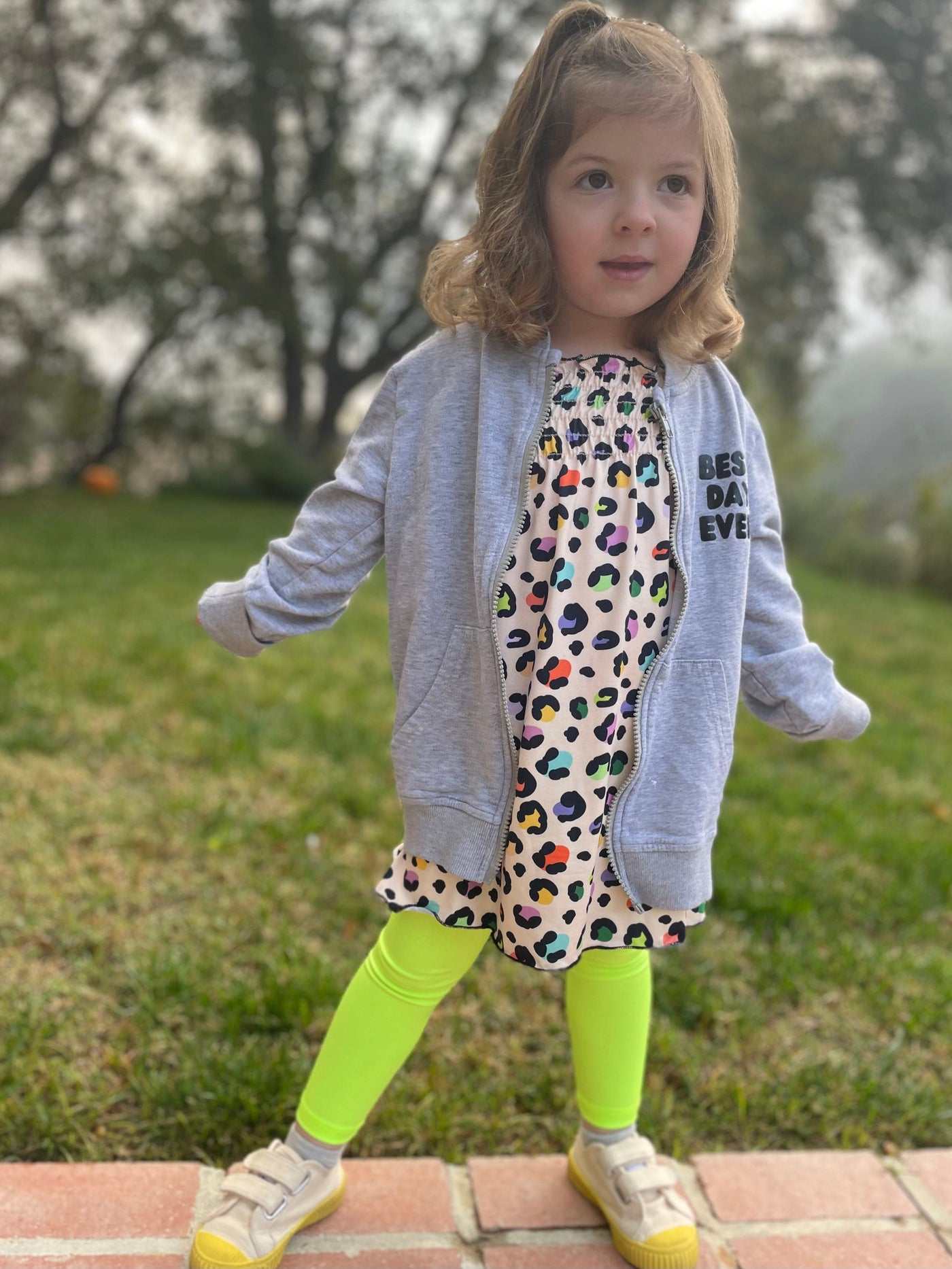 Best Day Ever Kids Baby & Toddler Dresses Loopy Leopard Smocked Dress buy online boutique kids clothing