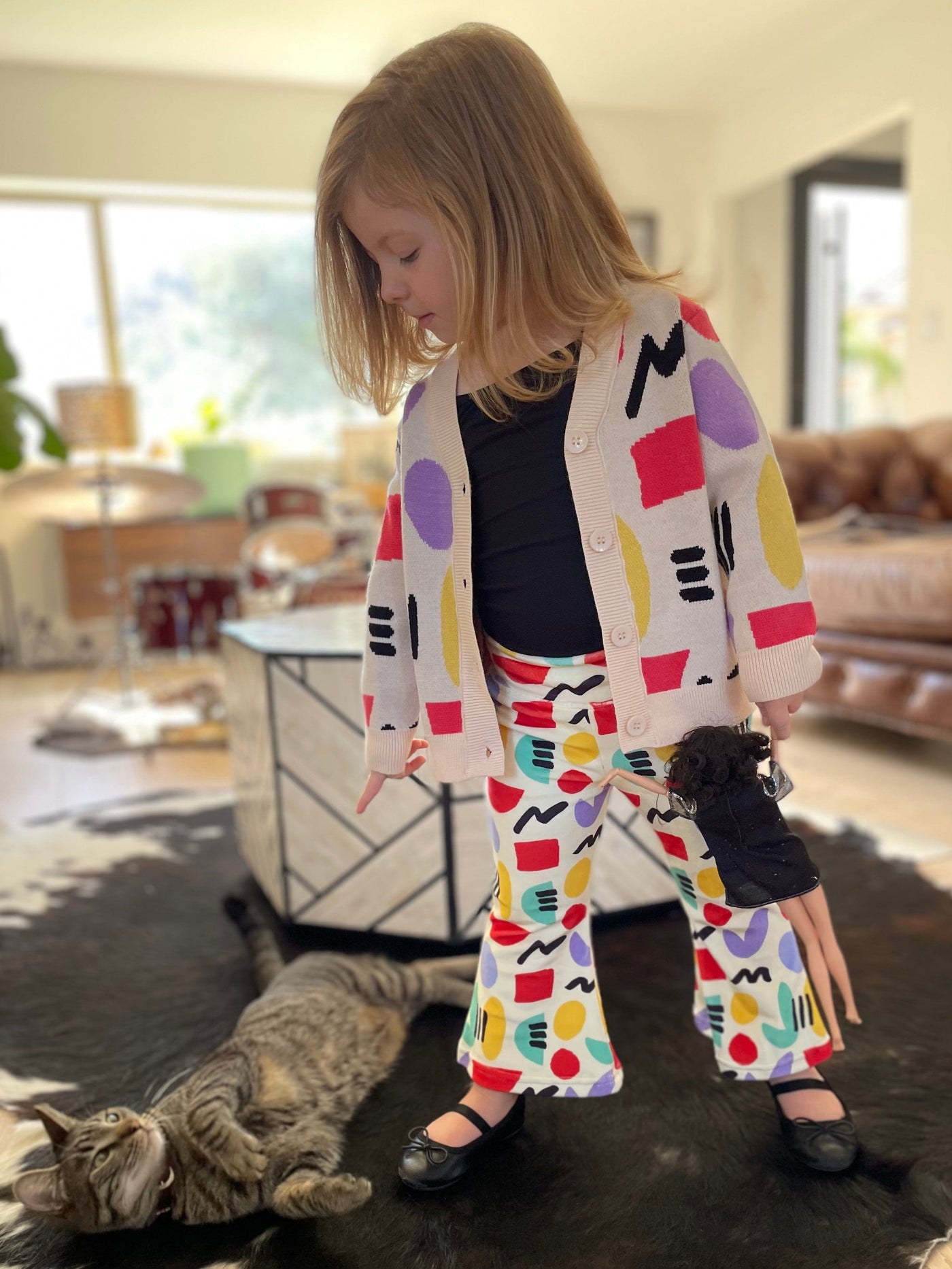 Best Day Ever Kids Baby & Toddler Outerwear Abstract Print Cardigan buy online boutique kids clothing