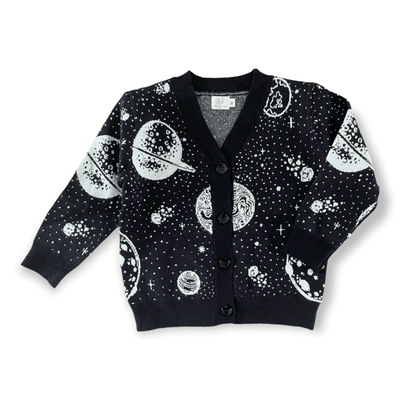 Best Day Ever Kids Baby & Toddler Outerwear Space Cadet Cardigan buy online boutique kids clothing