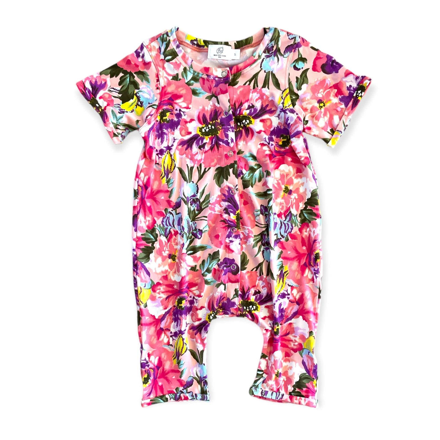 Best Day Ever Kids Baby & Toddler Outfits La Vie En Rose Bell Harem Romper - Pink buy online boutique kids clothing