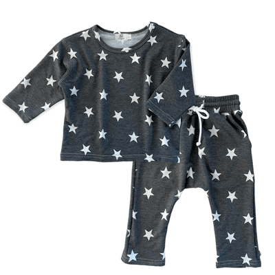 Best Day Ever Kids Baby & Toddler Outfits Seeing Stars Harem Pullover Set buy online boutique kids clothing