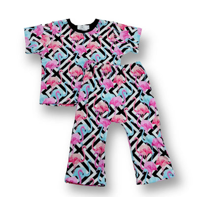 Best Day Ever Kids Sets Flamingo Bingo Harem Set buy online boutique kids clothing