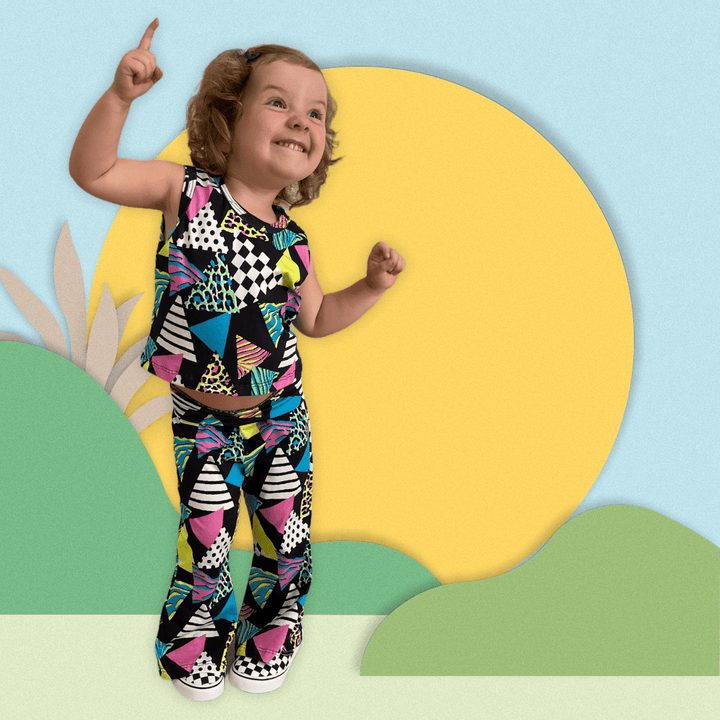 Best Day Ever Kids Sets Totally Rad Bell Bottom Set buy online boutique kids clothing