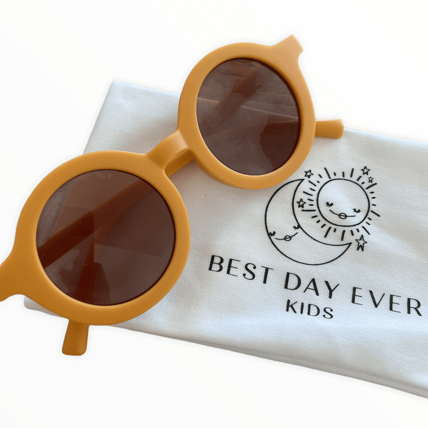 Best Day Ever Kids Sunglasses Signature Sunny - Linen buy online boutique kids clothing