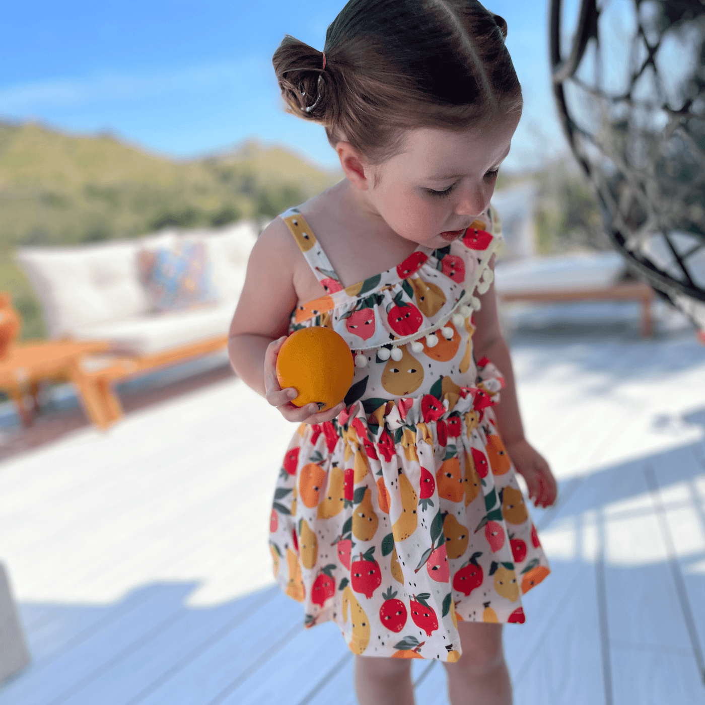 Best Day Ever Kids swimsuit coverup Fancy Fruit Skover-Up buy online boutique kids clothing