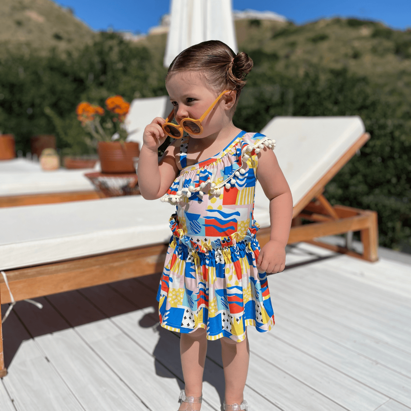 Best Day Ever Kids Swimsuit Coverup Mykonos Skover-Up buy online boutique kids clothing