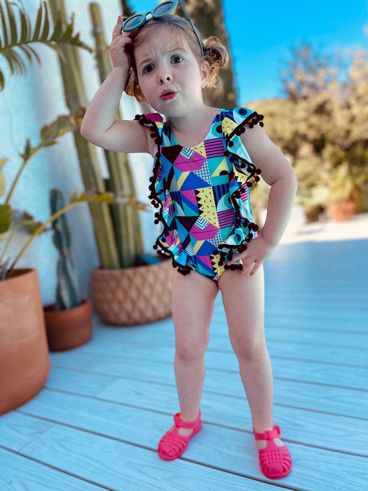 Best Day Ever Kids Swimsuit Eye See You Swimsuit buy online boutique kids clothing