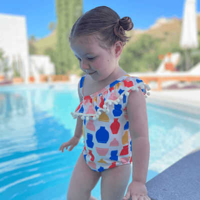 Best Day Ever Kids Swimsuit Santorini Swimsuit buy online boutique kids clothing